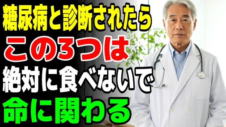 医師が警告！糖尿病患者が絶対にやめるべき危険な食べ物3選