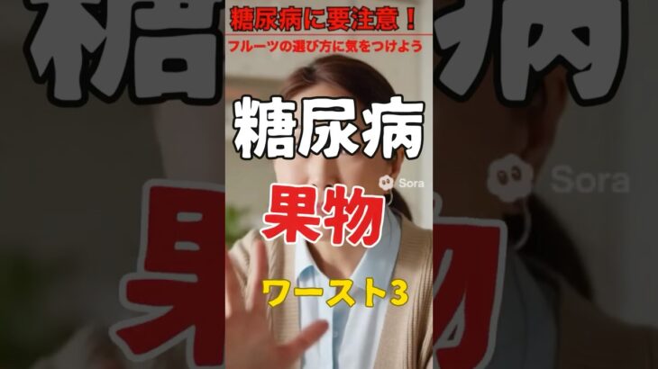 【危険】糖尿病にヤバい果物ワースト3|ヘルシーでも血糖値が急上昇!
