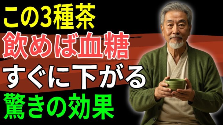 30年の糖尿病専門医が毎日飲んだ血糖値を下げる奇跡のお茶3選
