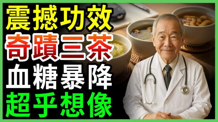 糖尿病權威醫師30年每天喝的神奇茶飲！降血糖的黃金秘訣3招