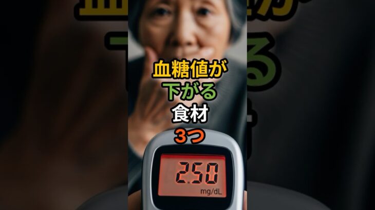 血糖値が下がる!毎日食べたい3つの食材#shorts #健康
