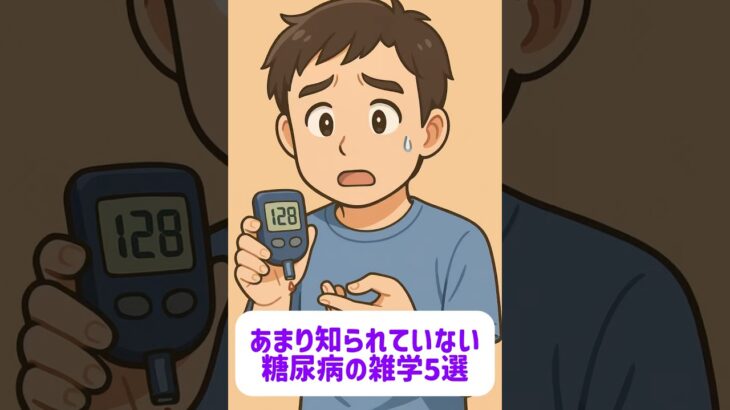 【必見】糖尿病の雑学5選🍭