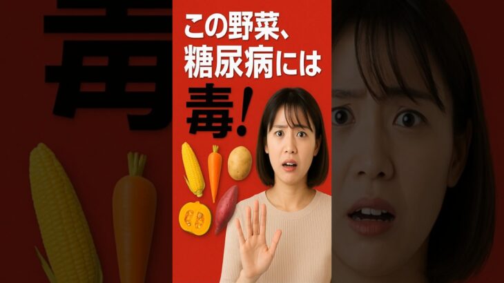 （糖尿病に危険な野菜5選…健康だと信じていませんか？）#shorts  #雑学 #プチ知識 #料理 #成長ホルモン #豆知識 #りんご出血大サービス #smartphone #一分でわかる