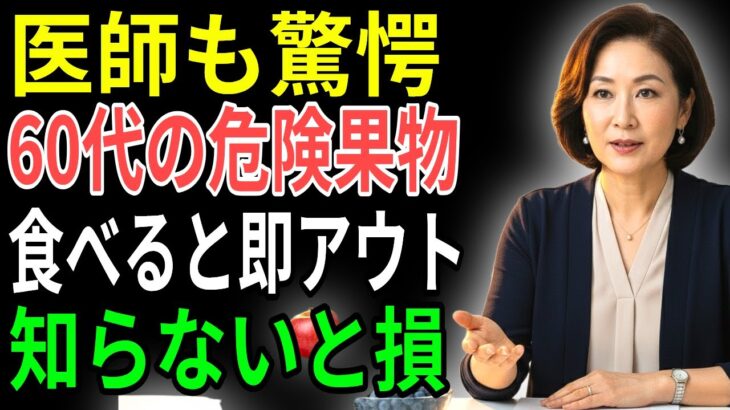 60代から必見！糖尿病を招く危険な果物4選 vs 脳卒中を防ぐ奇跡の果物4選