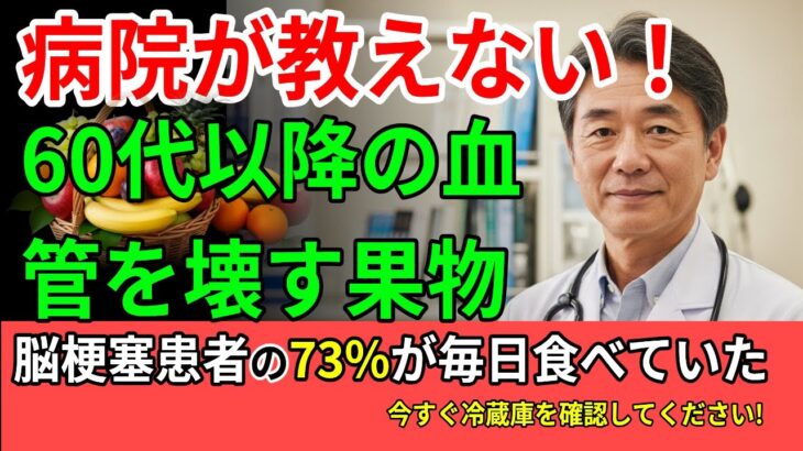 60代から危険！糖尿病を招く果物4選 vs 脳卒中を防ぐ奇跡の果物4選