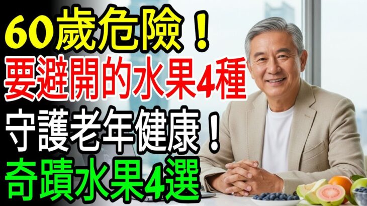 60歲注意！這4種水果會引發糖尿病 vs 預防中風的奇蹟水果4選