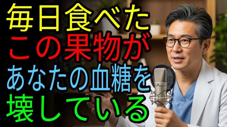60代から要注意！糖尿病を招く危険な果物4選 vs 脳卒中を防ぐ奇跡の果物4選