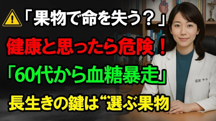 60代から生命危険！糖尿病を悪化させる“致命的な果物”4つと、“長生き”を助ける奇跡の果物4つ