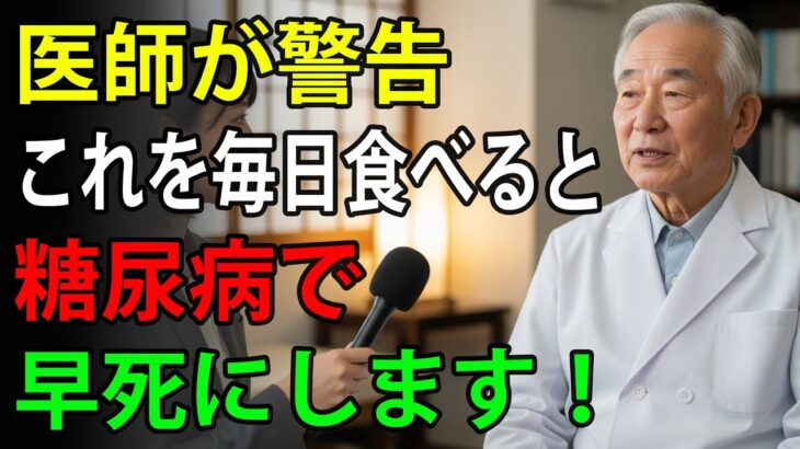 これを毎日食べると糖尿病で早死にする！60歳以上がよくやってしまう食習慣の5つの間違い