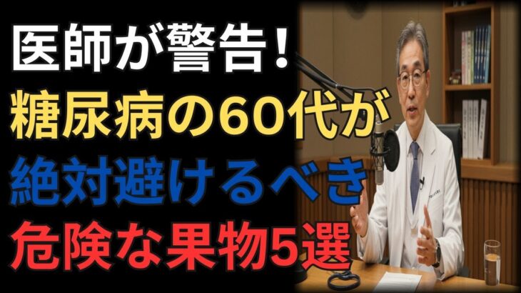 【医師が警告】糖尿病の60代が絶対に食べてはいけない果物5選｜バナナ1本で血糖値が急上昇する理由