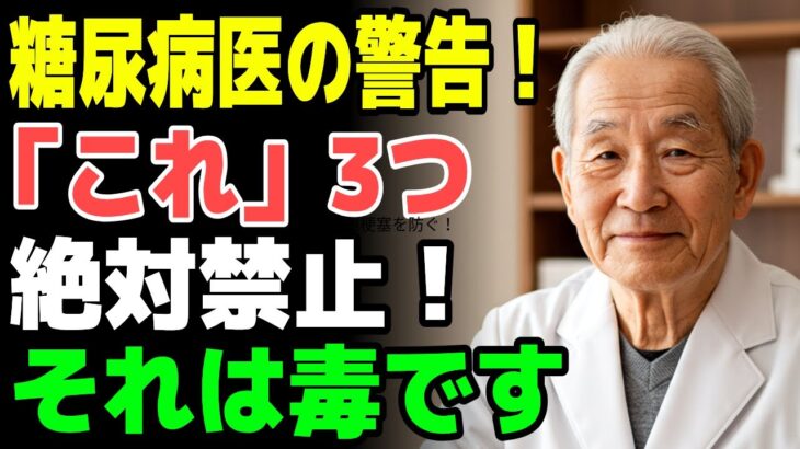 88歳の医師が警告｜糖尿病患者が絶対に避けるべき砂糖より危険な食べ物