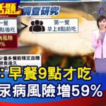 研究：早餐9點才吃 罹糖尿病風險增59%【發燒話題】-20251003