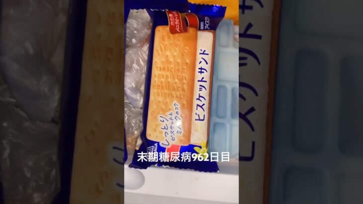 ビスケットサンド食べた 糖尿病全食事記録962日目