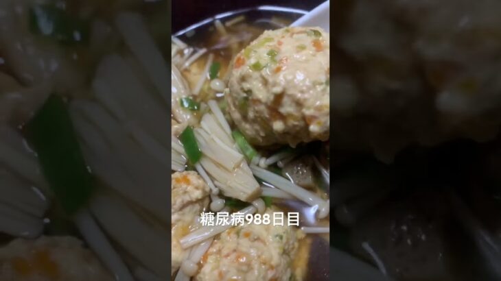炒飯とツミレ団子作って食べた 糖尿病全食事記録988日目
