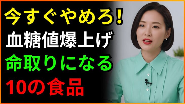 【99％が知らない】糖尿病の方は絶対に触れてはいけない10の食品（高血糖）