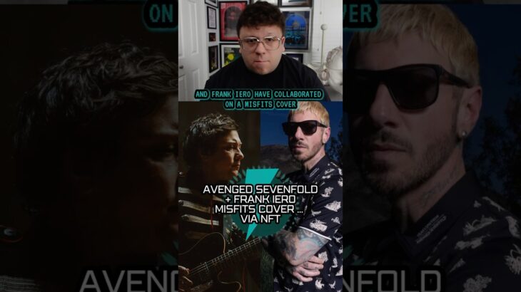 Avenged Sevenfold & Frank Iero teamed up for a Misfits cover… via NFT #avengedsevenfold #frankiero