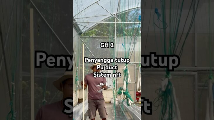 Cara membuat instalasi nft untuk menanam melon #melonhidroponik #budidayatanaman #kebunmelon