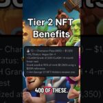 $Clash NFT Tier 2 & 3 Reveal: Vegas Tickets, $Clash Grants & more exclusive benefits 🔥