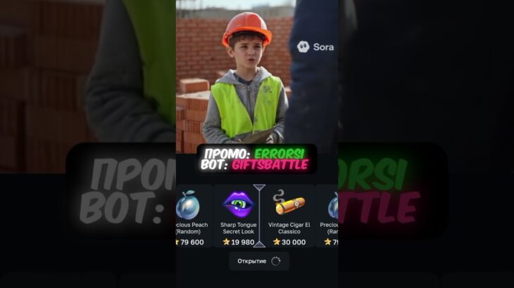 Промо: ERRORSI bot: GiftsBattle #gift #battle #giftbattle #nft #shorts