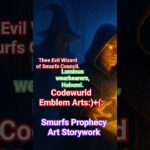 Evil Wizard of Smurfs Council Meets Codewurld NFT Art Storywork 🧿🌀