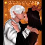 Зефирий и Роксенда – First kiss (Падший) | #digital #procreate #illustration #nft #падший