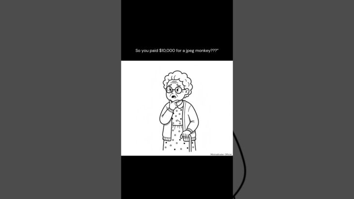 Grandma still thinks I bought a JPEG for $10,000 🤯#NFT #CryptoMemes  #CryptoHum #MinimalTrader #Web3