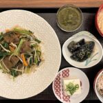 【糖尿病の食事】レバにら炒め&冷奴、もずくを添えて。HbA1cの結果は？