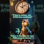 If time is Money…Are ATMs Time Machines? #nft #crypto #raptor #memes