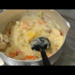 現糖尿病が作るシチューかけオムライス料理配信 Japanese traditional style  food cooking live stew egg rice