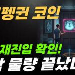 [펏지펭귄 코인] [NFT 대장주의 혁신] 실물 장난감 판매 수익으로 토큰 바이백 시작! ‘진짜 사업 모델’ 증명!