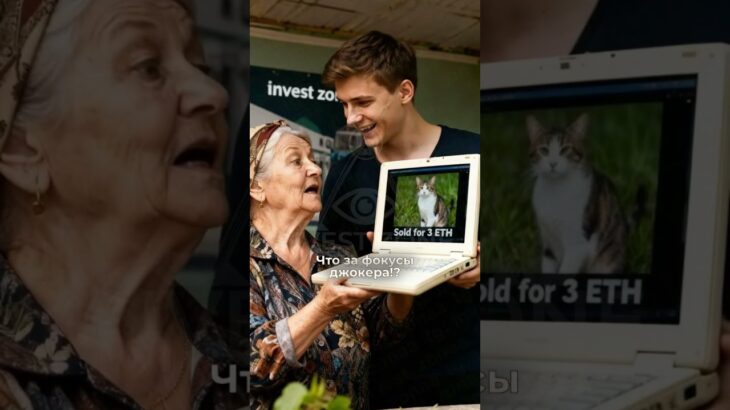 БАБУЛЯ шарит в NFT 💸 Продала целую кото-коллекцию, становитесь в очередь за новыми! #крипта #NFT
