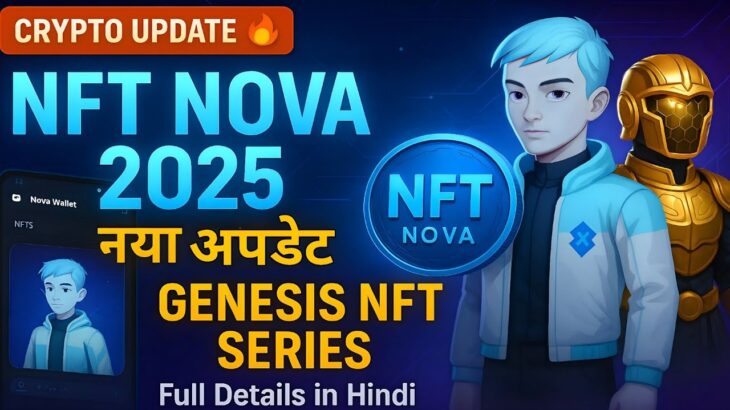 “NFT Nova 2025 का नया अपडेट 🔥 | Nova Wallet + Genesis NFT Series | Full Details in Hindi”