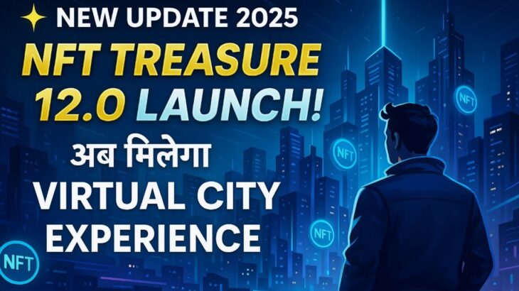 NFT Treasure 12.0 Launch – अब मिलेगा Virtual City Experience! | New NFT Update 2025 in Hindi