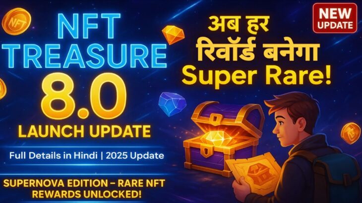 NFT Treasure 8.0 Launch – अब हर रिवॉर्ड बनेगा Super Rare! | Full Update Details in Hindi | 2025