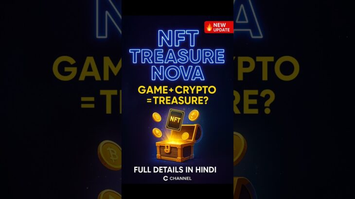 NFT Treasure Nova Explained in Hindi | 1 Minute Shorts #nft #nfttreasure #shorts
