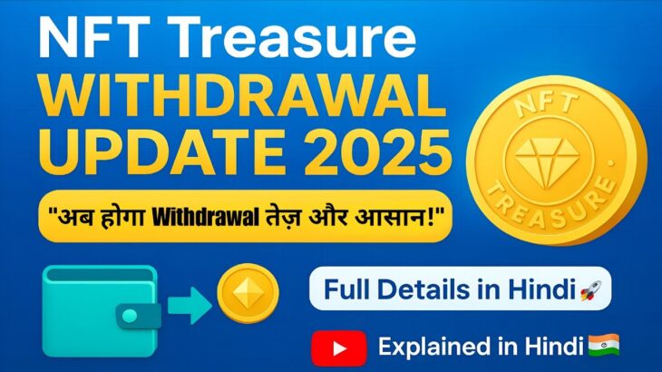 NFT Treasure Withdrawal Update 2025 | नया Withdrawal System कैसे करें? Full Details in Hindi