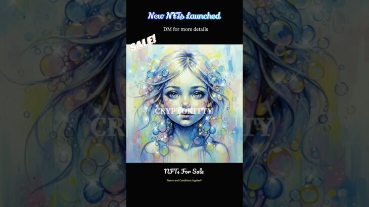 New NFT Sale – Digital NFT of Cute Beautiful Girl 😍 #youtube #youtubeshorts #nft #nftcommunity #nfts