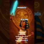 Papyrus Lifting the Modern Sword of Horus, Digital NFT Artwork🧿