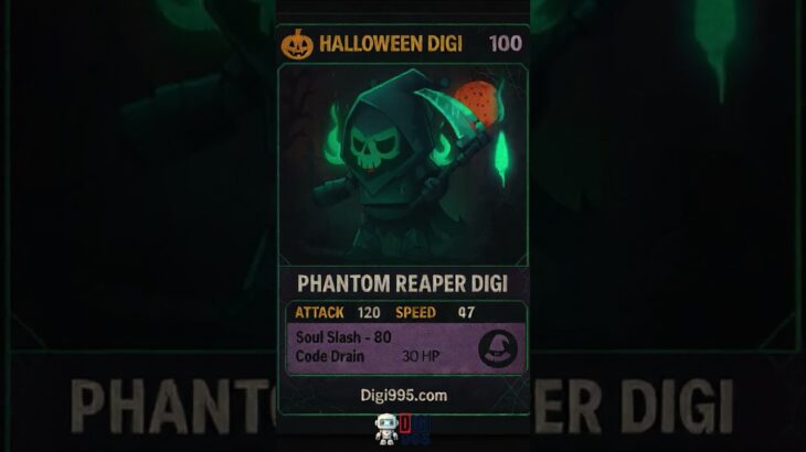Phantom Reaper Digi ☠️ | The Collector of Signals | Digi 995 Halloween NFT