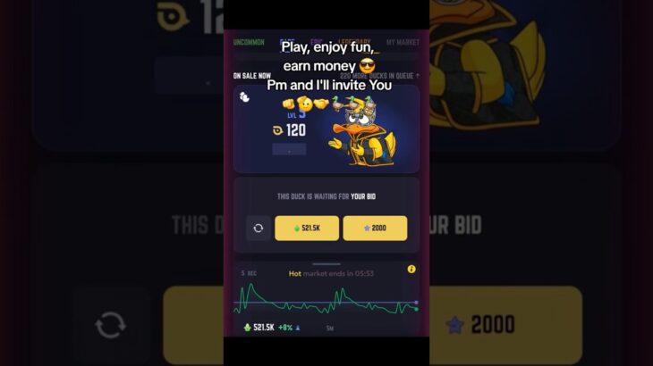 Play with me and get unique NFTs with tokens. You’ll receive a free Duck and 1000 Corn as a gift.