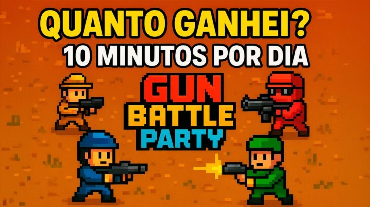 Quanto Ganhei no Gun Battle Party? 🔥 Jogo NFT Android e IOS – Divertido, Rápido e 🤑🤑