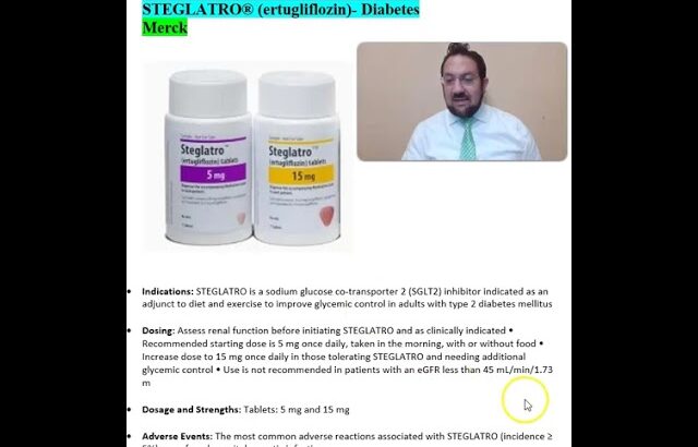 STEGLATRO® (ertugliflozin)- Diabetes #saroarakelians #pharmacytalkusa #diabetes #merck #bloodsugar