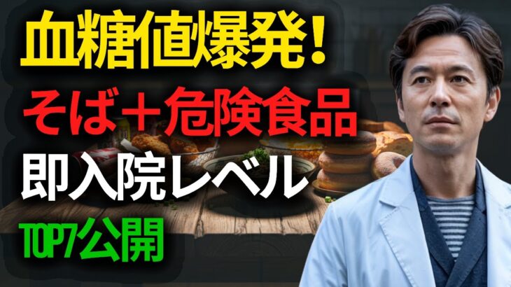 【血糖値爆発】そばと絶対に食べるな！糖尿病で即入院する恐怖の食品TOP7 | 今すぐ確認