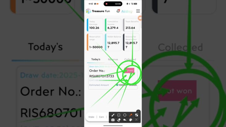 TREASURE NFT –  Reserve: ❌ Not Won!!#TreasureNFT #NextTime #KeepTrying#shorts#viralvideo#shortvideo