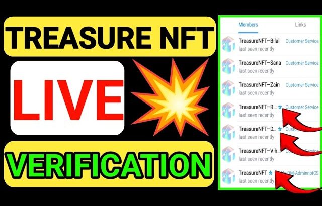 TREASURE NFT VERIFICATION ।। TREASURE NFT WITHDRAWAL #treasurenftverification #treasurenftwithdrawal
