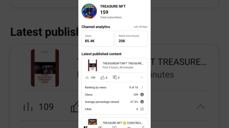 TREASURE NFT|TREASURENFT NEW UPDATE TODAY|NFT TREASURE #youtubeshorts #treasurenft  @TUFT777