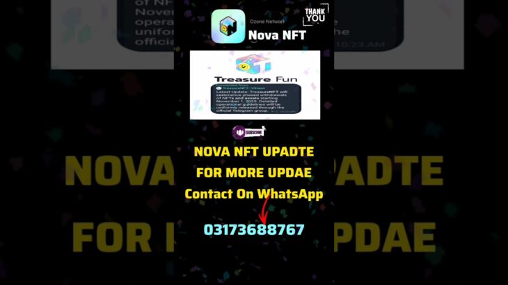 Teasure NFT Withdraw Update ❤ Nova NFT ❤ #shorts #earnmoneyonline #cryptocurrency