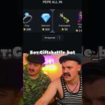Батёк обеднел | Промо:Telegram50stars | крутил на giftsbattle #shorts #nft #батек