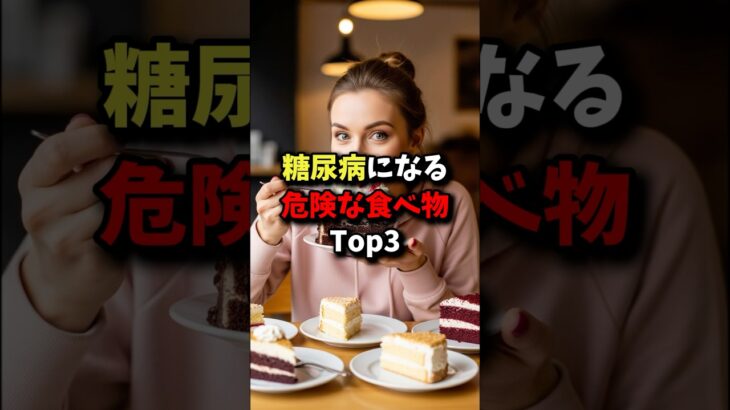 糖尿病になる危険な食べ物Top3 #健康