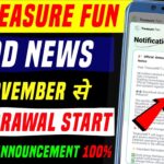 Treasure Fun Big Good News 🎉 | Treasure Nft New Update Today | Official Announcement, Withdrawal